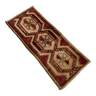Geometric Vintage Anatolian Rug For Sale