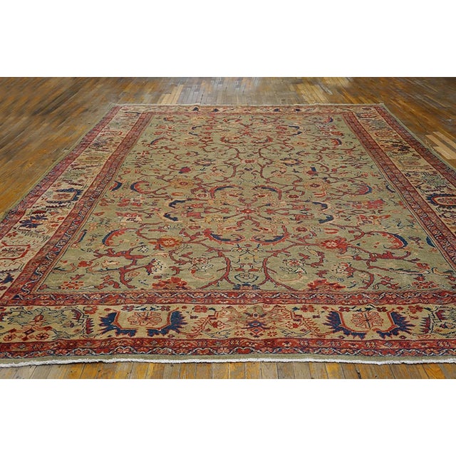 Antique Sultanabad Persian Rug 10'0" X 13'0"