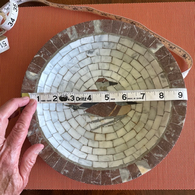 1950s Heide Mosaic Denmark Bowl With Pair of Ducks Design For Sale - Image 12 of 12