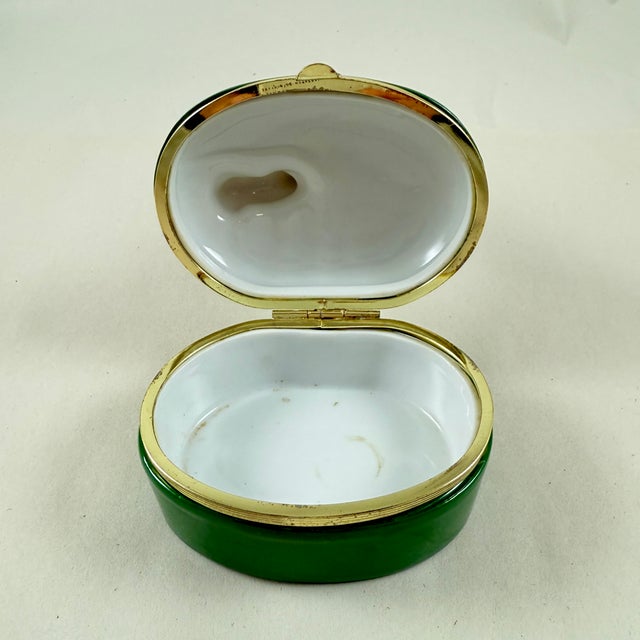 Ceramic Fitz & Floyd Spotted Dogs Porcelain Trinket Box For Sale - Image 7 of 10