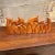 AMBIANIC presents Modern Sculpture Last Supper Victor Rozo La Ultima Cena Hand carved solid wood Oiled Wood. Signed Victor...