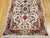 Vintage Persian Tabriz Runner, Fine Hand-Knotted Wool & Silk, Floral Design, Ivory & Red, 3x11 For Sale - Image 12 of 16