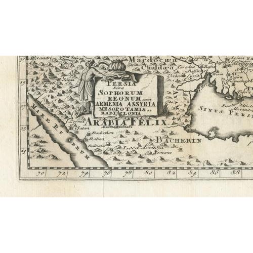 Cluver Persia Map with Armenia & Mesopotamia, 1697 For Sale - Image 6 of 10