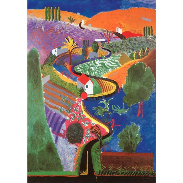 David Hockney Poster Nichols Canyon (1980), 2001 Dimension: 37.4 × 24.4 in | 95 × 62 cm Accompanied by a Certificate of...