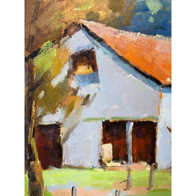 Impressionist Impressionistic Landscape Original Oil Painting For Sale - Image 3 of 11