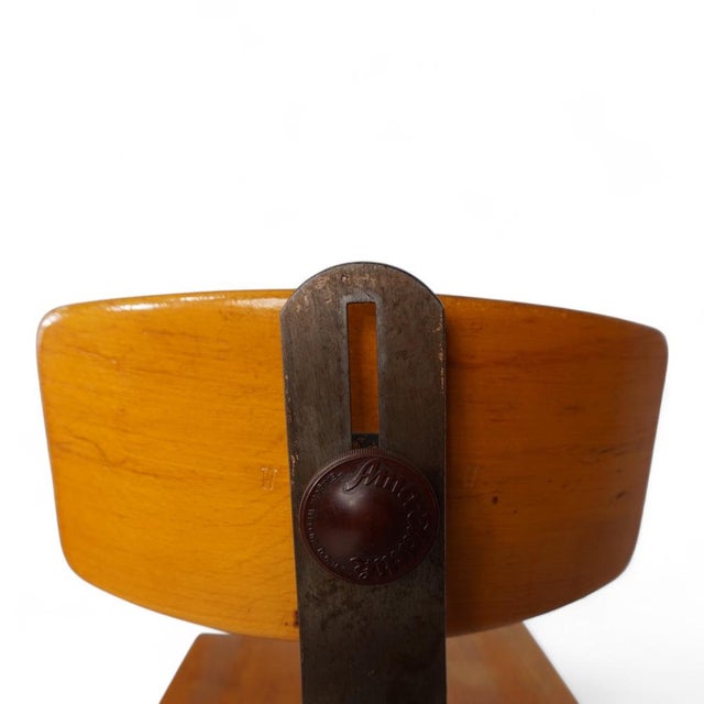 Wood Ama Elastic Office Chair, 1950 For Sale - Image 7 of 18