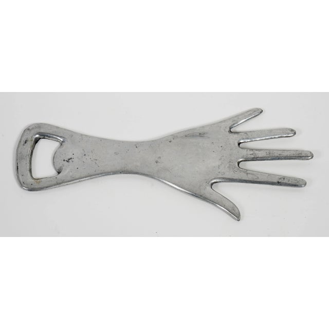 Metal Vintage Italian Hand Bottle Opener For Sale - Image 7 of 8