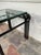 Black 1920s Deco Style Cast Iron Glass Top Table For Sale - Image 8 of 10