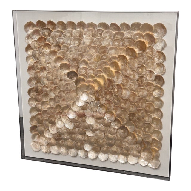 Restoration Hardware Capiz Shell Art Panel For Sale