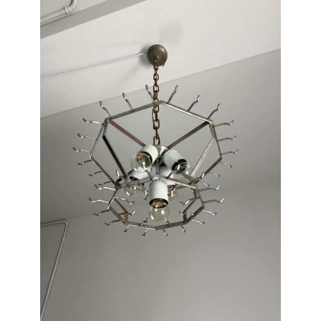 Mid-Century Modern Murano Glass Chandelier in the style of Venini, 1950s For Sale - Image 12 of 16