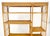 Large Mid Century Modern Bamboo Shelf Etagere Bookcase Wall Unit For Sale - Image 9 of 10