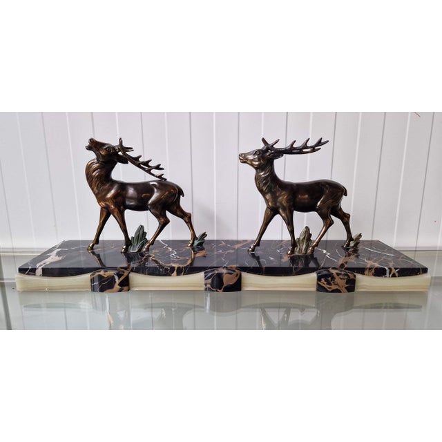 Deer Figurine in Brass For Sale - Image 6 of 6