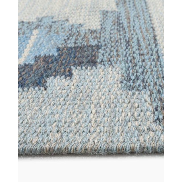 Vintage Circa 1960 Swedish Scandinavian Area Rug 4ft 6in X 6ft 10in For Sale - Image 13 of 13
