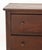 Traditional Georgian Dark Stained Oak Diminutive Chest of Three Drawers For Sale - Image 3 of 8