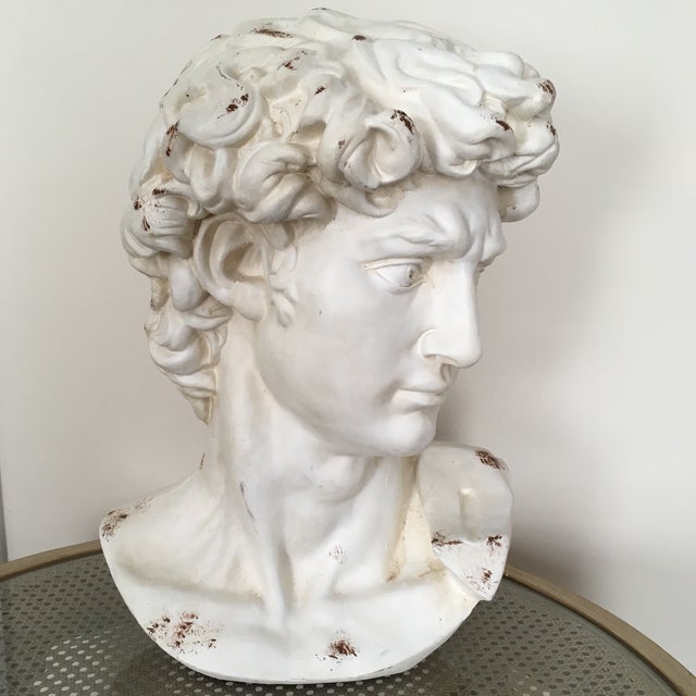 Plaster Bust of David Chairish