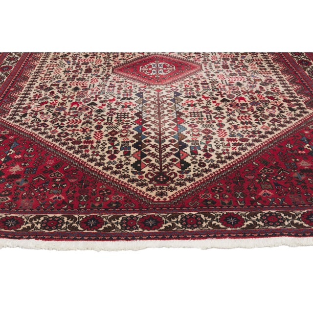 Vintage Persian Afshar Rug, 05'09 X 08'03 For Sale - Image 4 of 10