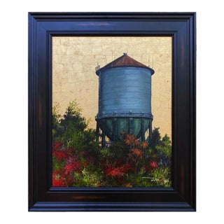 Duke Windsor, Impressionist Cityscape Acrylic Painting, "North Park Tower V" For Sale