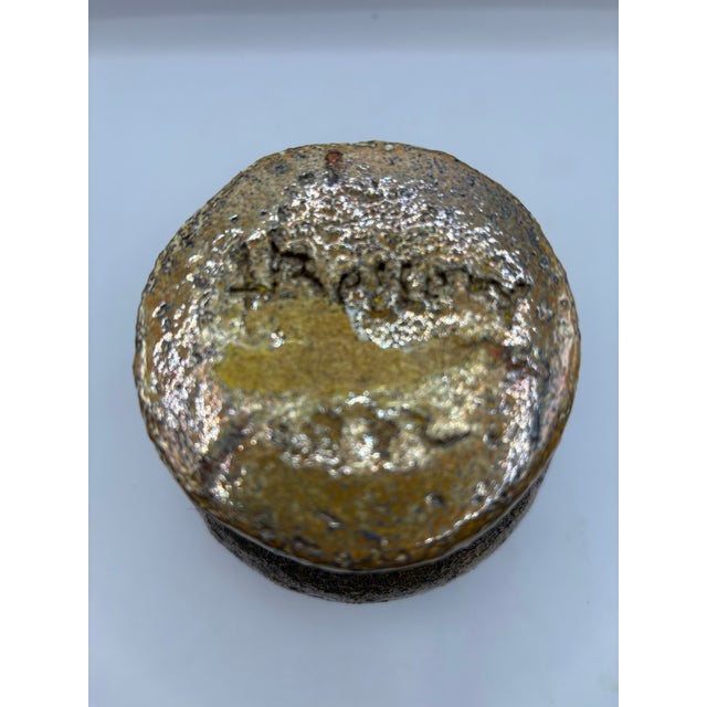 Tan Owl Candlestick in Ceramic by Huguette Bessone, 1960s For Sale - Image 8 of 10