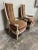 Traditional French Regency Style Velvet Fireside Chairs - a Pair For Sale - Image 3 of 12