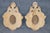 Baroque Pair Antique Carved and Gilded Wood Wall Reliquary Plaque With Angel Crests For Sale - Image 3 of 10