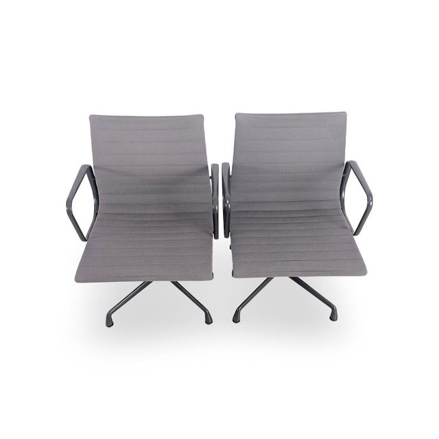 Grey EA 107 Desk Chair by Charles & Ray Eames for Vitra For Sale - Image 6 of 13