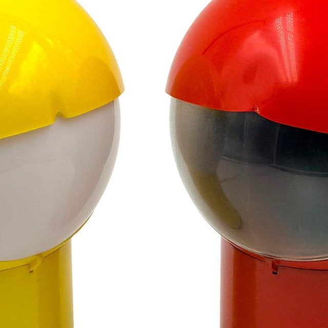 Space Age Sfera Notte Table Lamps from Gagiplast, 1970s, Set of 2 For Sale - Image 12 of 17