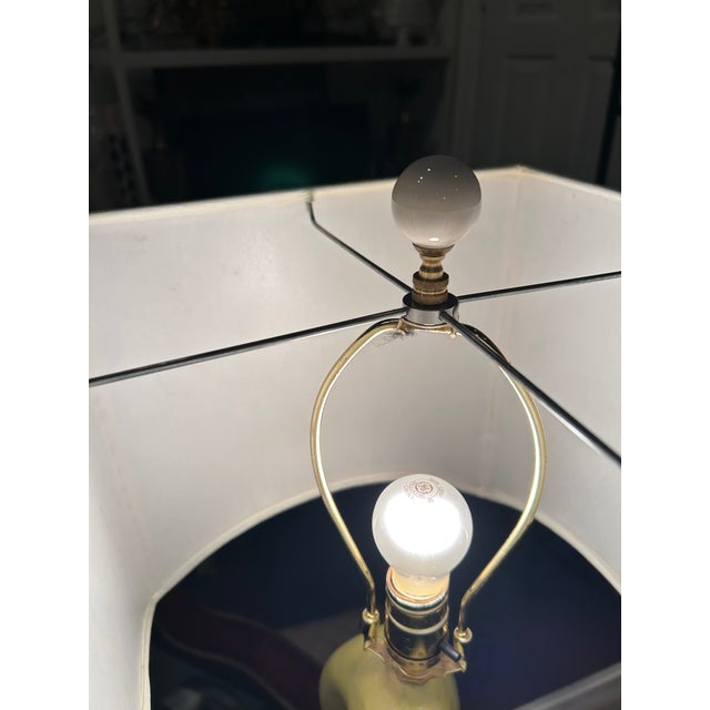 Chartreuse 1950s Designer Marianna Von Allesch Chartreuse Table Lamp For Sale - Image 8 of 10