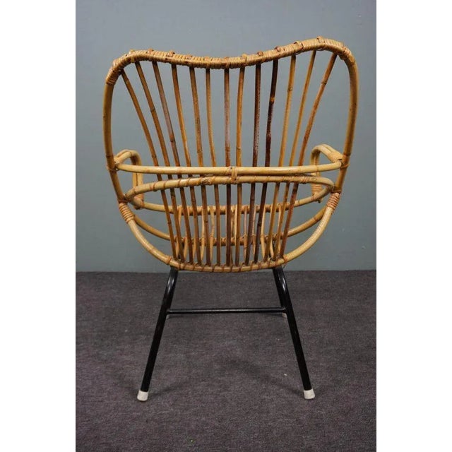 Rattan Armchair from Rohé Noordwolde For Sale - Image 4 of 8