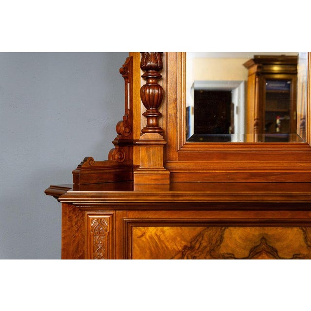 Wilhelminian Pine Mirror Cupboard For Sale - Image 13 of 18