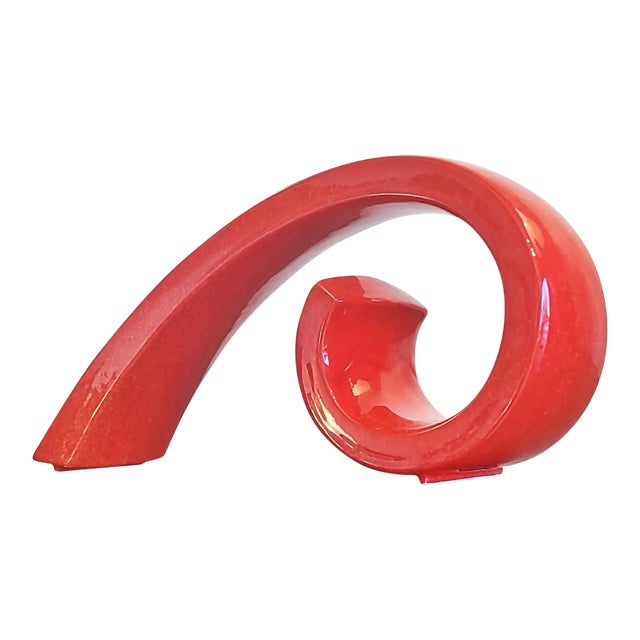 Roberto Rigon Loop-Form Ikebana Vase for Bertoncello For Sale