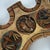 Spanish Zodiac Sunburst Mirror with Red Giltwood Carved Frame, Arnolfini, 1950s For Sale - Image 13 of 15