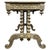 Antique Victorian Oak Writing Table with Carved Decoration For Sale - Image 9 of 11