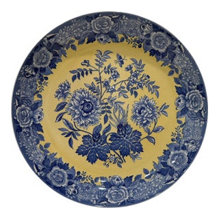 Spode Blue Room Garden Collection Jasmine Large Serving Bowl Yellow For Sale