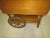 American 1960s Vintage Cart Bar Maple Colonial Early American Drop Leaf Bar Cart Tea One Drawer For Sale - Image 3 of 8