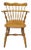 Late 20th Century Ethan Allen Heirloom Nutmeg Maple Windsor Comb Back Dining Side Chair For Sale