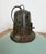 Industrial Petrol Enamel Factory Lamp with Cast Iron Top, 1960s For Sale - Image 12 of 18