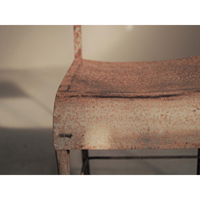 Riveted Steel and Patinated Sheet Metal Chairs, 1920, Set of 2 For Sale - Image 9 of 18