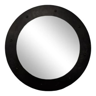 NOIR Clay Mirror, Black Metal, Large For Sale