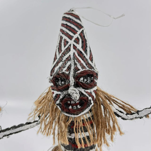 Makeshi Masked, Costumed Doll, Zimbabwe The Makeshi rites of initiation are performed by the Lundas and Luvales people in...