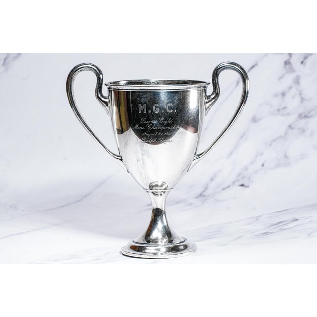 Amazing Large Heavy Antique Gorham Sterling Silver Rowing Sports Trophy For Sale In New York - Image 6 of 11
