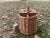 English Vintage Wicker Picnic Basket W/ 2 Wine Bottle Compartments For Sale - Image 3 of 12
