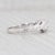 2010s Floral Diamond Engagement Ring 14k White Gold Size 6.5 Rose Cut Solitaire For Sale - Image 5 of 7