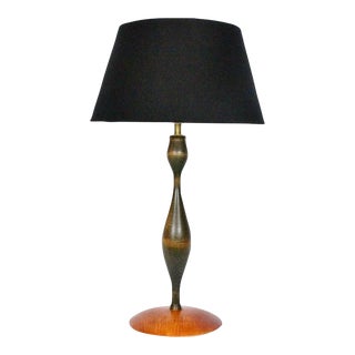 Tall Eva Zeisel RB Universal Woodworks Table Lamp, 1999 For Sale
