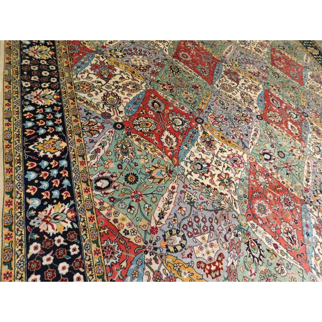 Antique Northwest Persian Tabriz Rug. 9'10"x 10'10" For Sale - Image 4 of 18