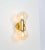 1970s Brass and Smoked Glass Sconces in the style of Sciolari, Germany, 1970s, Set of 2 For Sale - Image 5 of 9