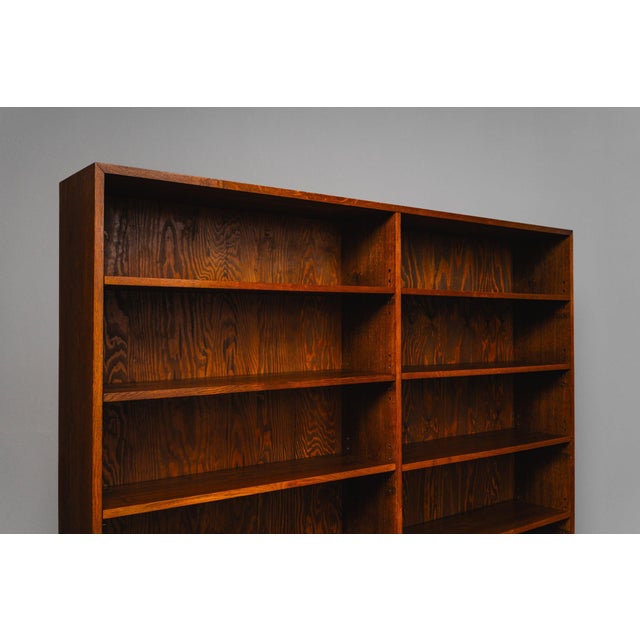 Vintage Bookshelf in Oak For Sale - Image 5 of 13