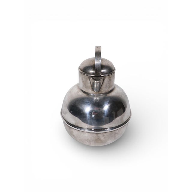 Mid-Century Modern Mid 20th Century Silver Plate Individual Tea Pot by Bernard Rice's Sons / Apollo Model 2134 For Sale - Image 3 of 8