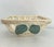 Ceramic Vintage French Open-Weave Ceramic Bowl With Barbotine Lemon Leaves For Sale - Image 7 of 12