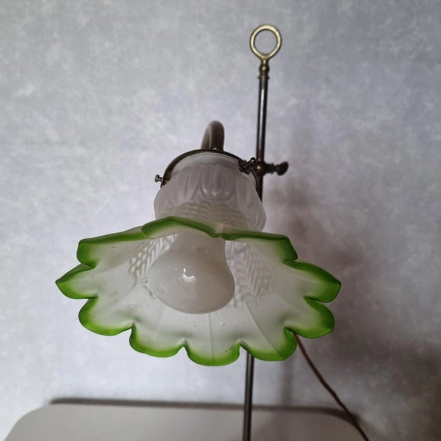 Art Nouveau Brass Desk Lamp, 1910s For Sale - Image 4 of 11