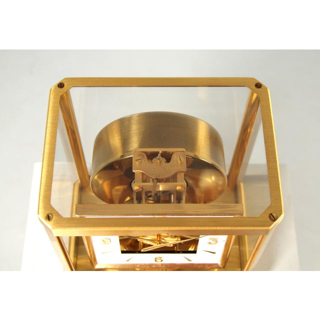 Gold Atmos Clock from Jaeger Lecoultre, 1977 For Sale - Image 8 of 15